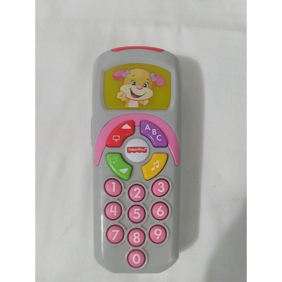 Fisher-Price Other - TV Remote Control Puppy Dog  Fisher Price Lights Up Talks Sings Toy‎ Baby READ